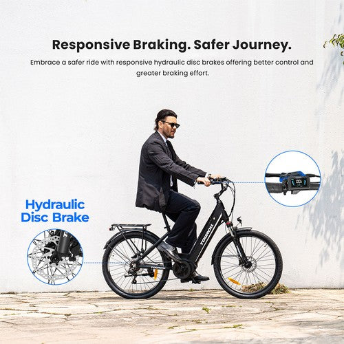 Elektrijalgratas Touroll MA1 250 W keskmootoriga Elektrijalgratas Touroll MA1 250 W keskmootoriga